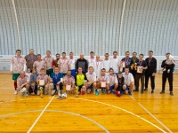 Розыгрыш кубка по мини-футболу.