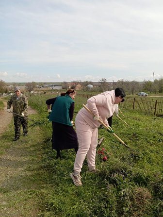 Продолжается череда субботников.